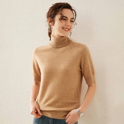 | Cashmere Turtleneck Tee