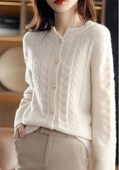 | Pearl Button Cardigan