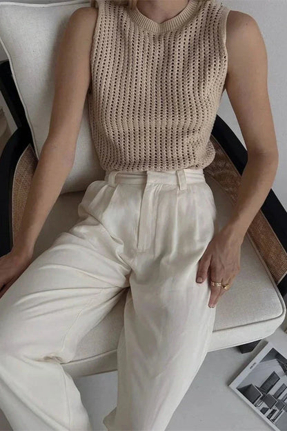 | Hollow Knit Tank