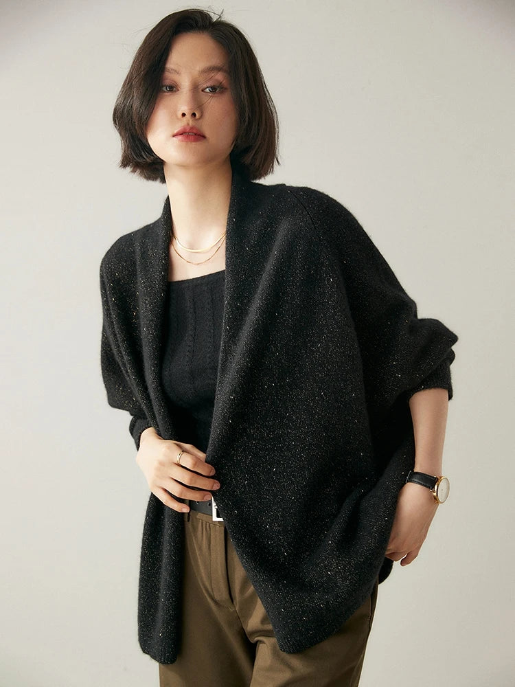 | Cashmere Shawl Sweater