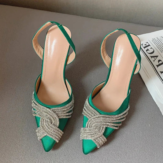 Spring Autumn Thin High Heels Ladies Sandals 11CM