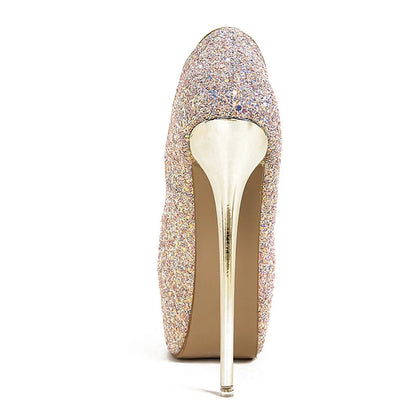 Peep Toe Extreme High Heels for Party Nightclub Stripper Pole Dancing