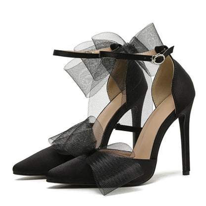 Pointed Toe Buckle Strap Women Pumps Sandals