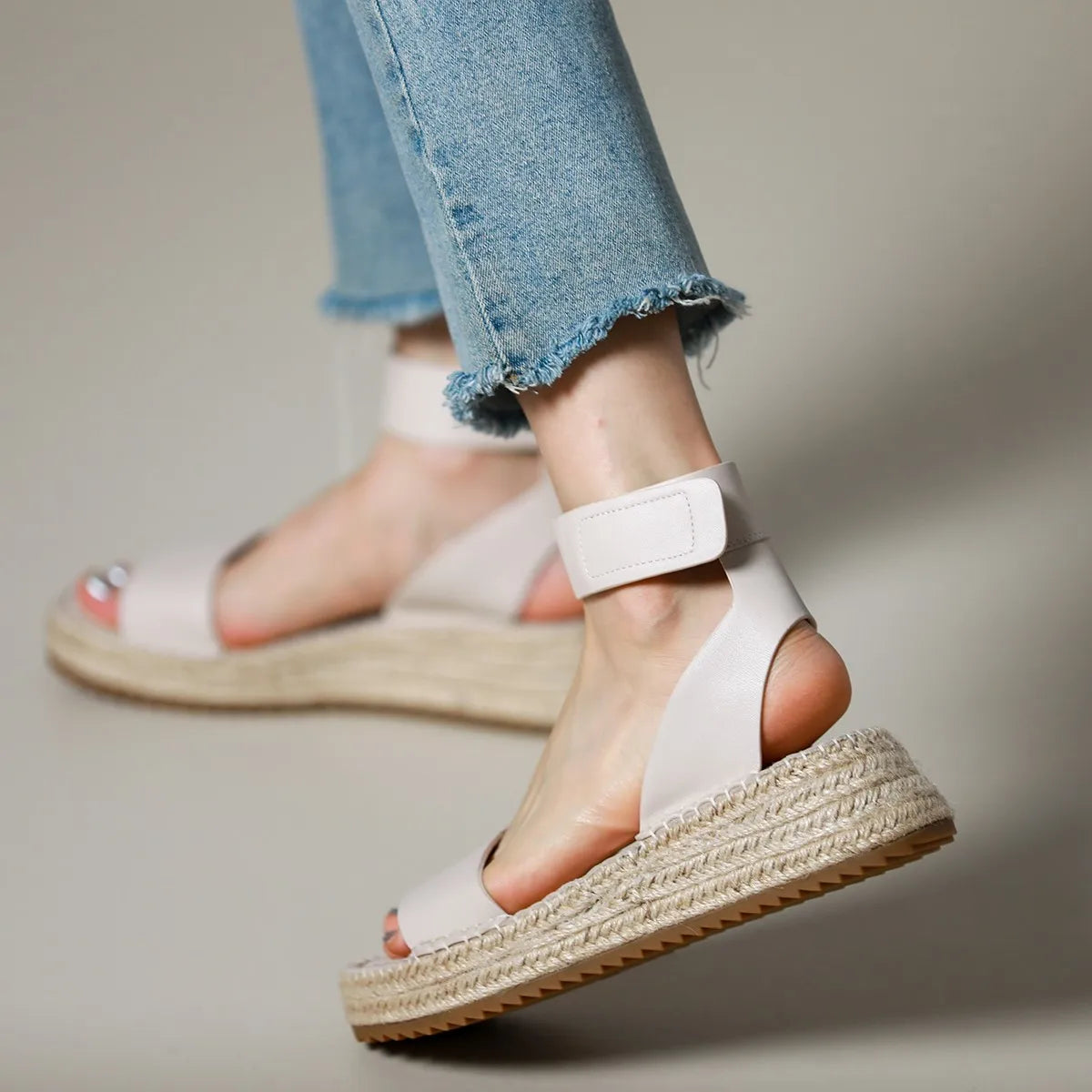 | Women's Leather Strap Sandals