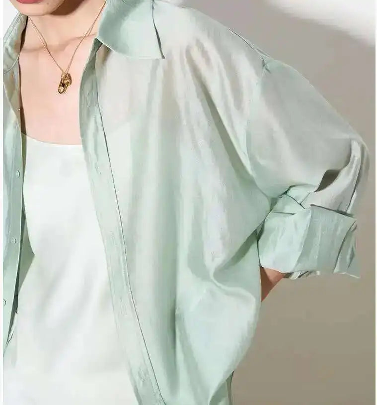| Silk Poplin Blouse