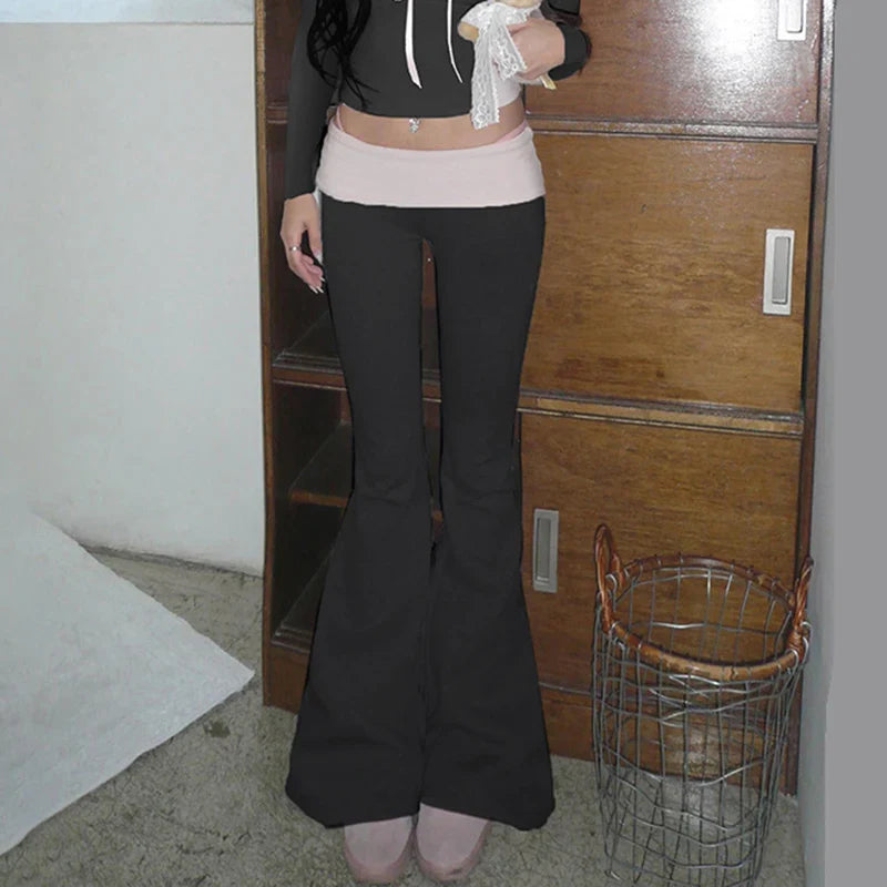 Low Waist Flared Sweat Pant
