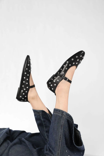 | Studded Mary Janes