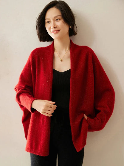 | Cashmere Shawl Sweater