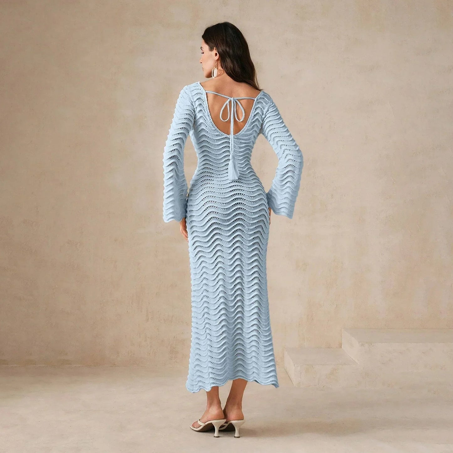 | Open-Knit Dress