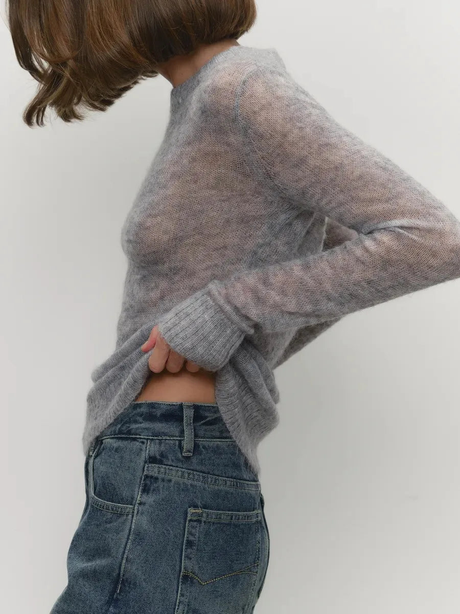 | Mohair Crewneck