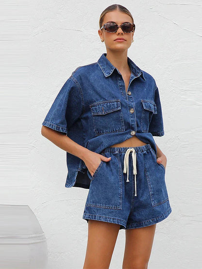 | Denim 2-Piece Set