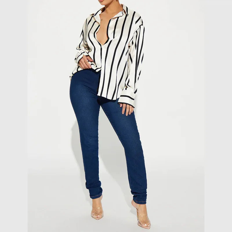 | Satin Stripe Shirt
