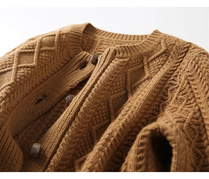 | Cable Knit Cardigan