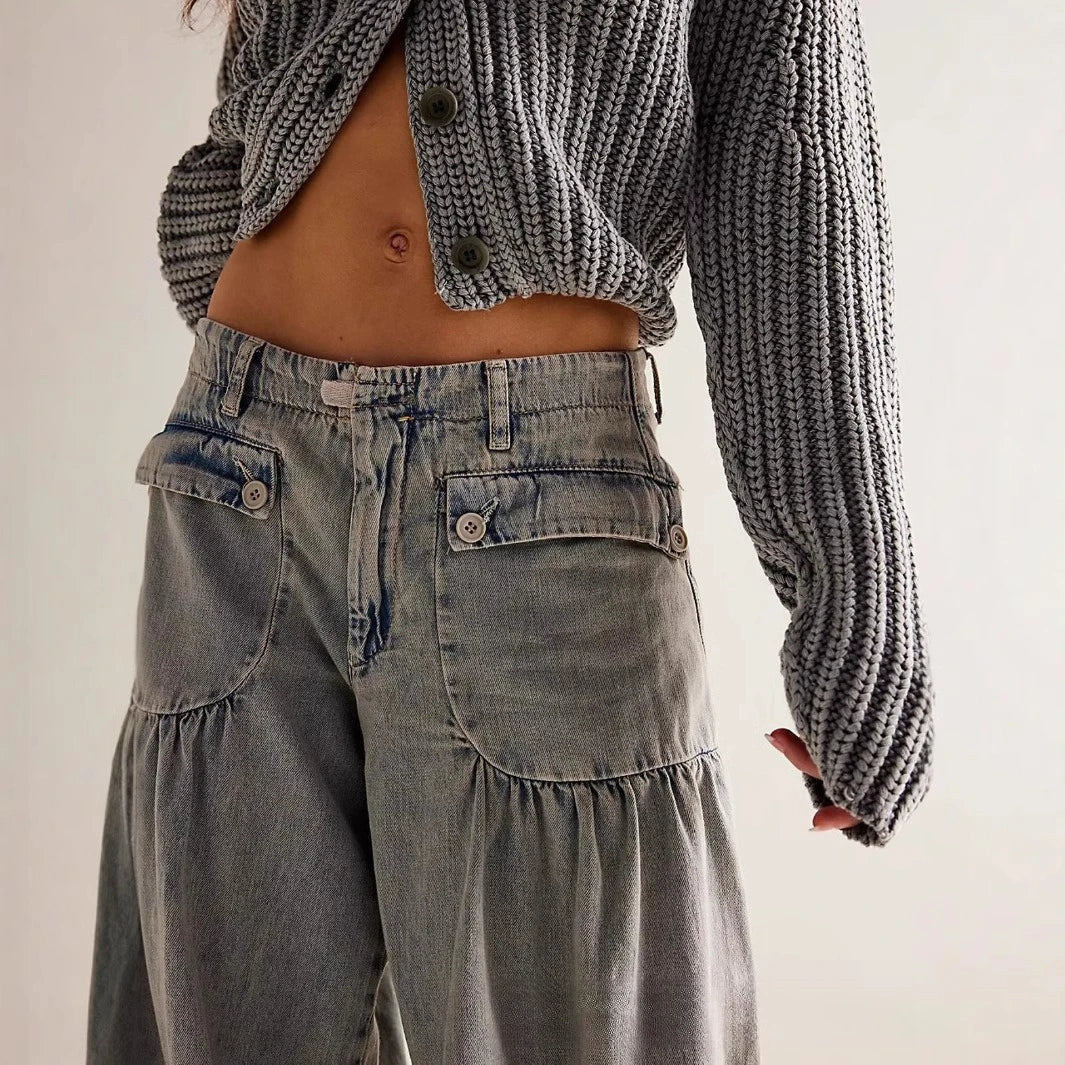 | Wide-Leg Denim