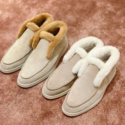 | Shearling Loafer Boots