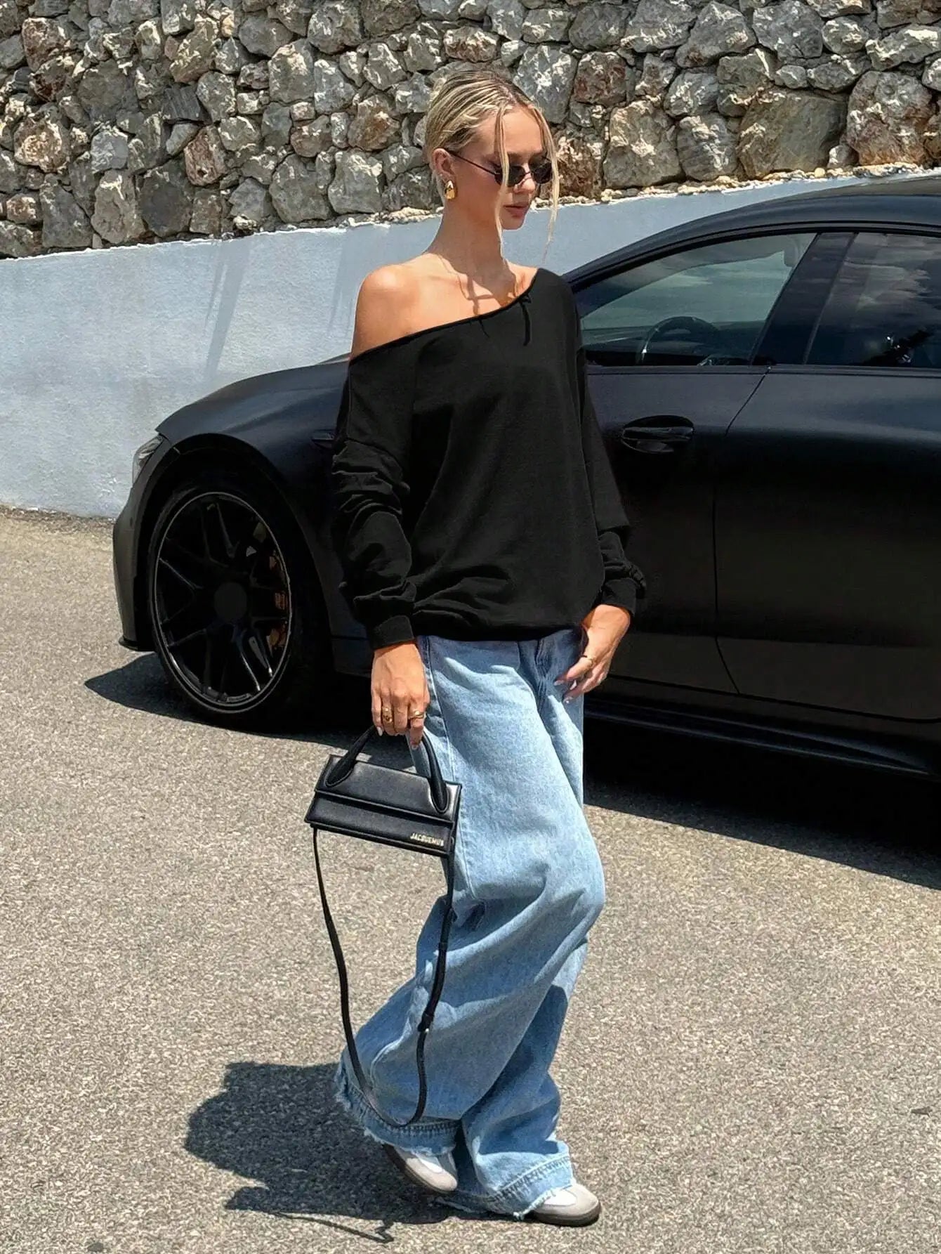 TAVIMART  -  Women Sexy One Shoulder T-Shirt New Loose Slim Top