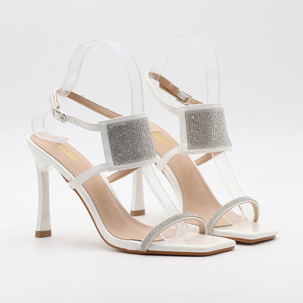 New elegant high-heeled sandals for summer