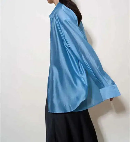 | Silk Poplin Blouse