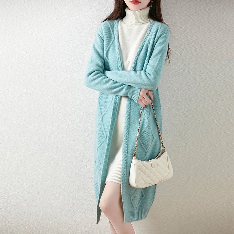 | Cable-Knit Cardigan
