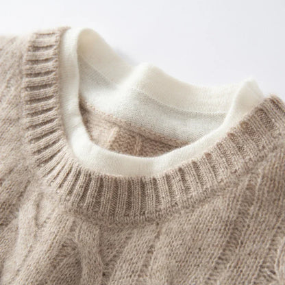 | Cable Cashmere Sweater