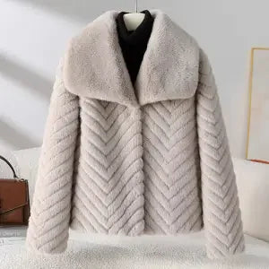 | Faux Mink Jacket