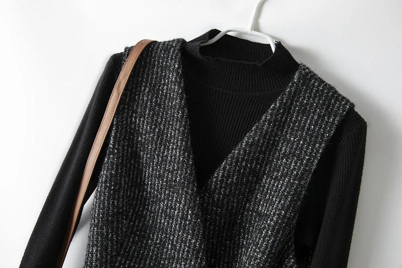 | Textured Wrap Vest