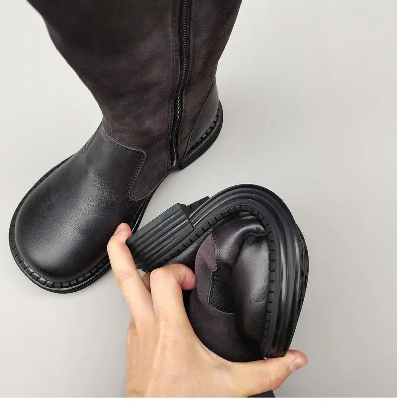 | Shearling Riding Boots
