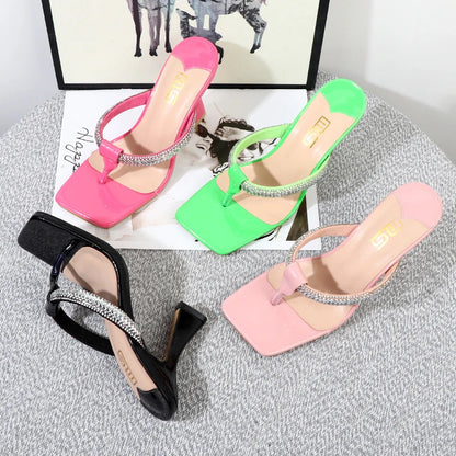 Thin High Heel Plus Size Sandals for Summer Foreign Style