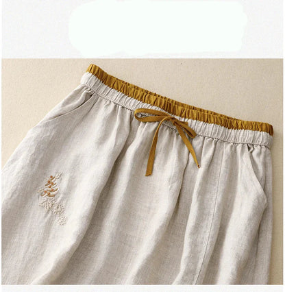 | 100% Linen Skirt