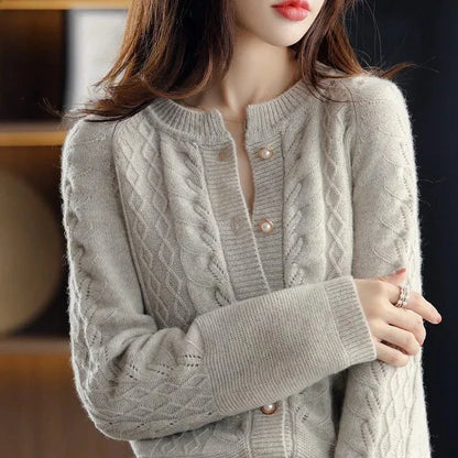 | Pearl Button Cardigan