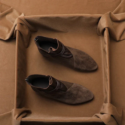 | Italian Crest Suede Boots