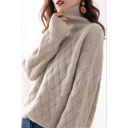 | Cable Turtleneck Sweater