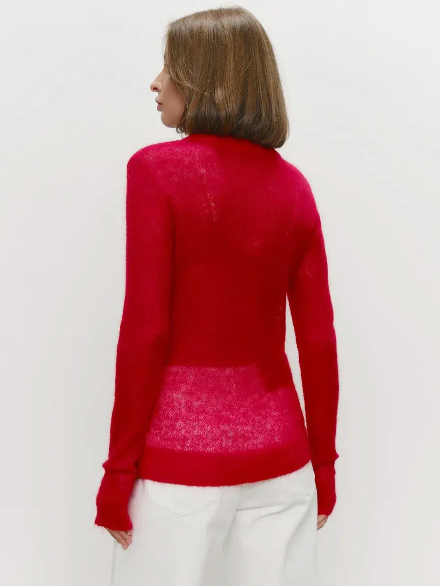 | Mohair Crewneck