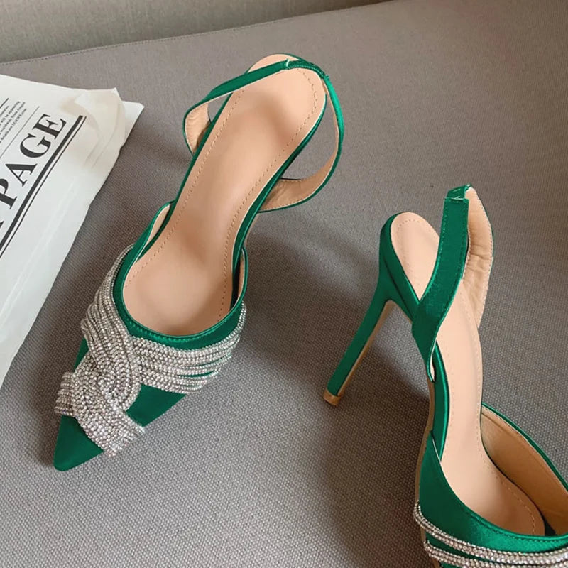 Spring Autumn Thin High Heels Ladies Sandals 11CM