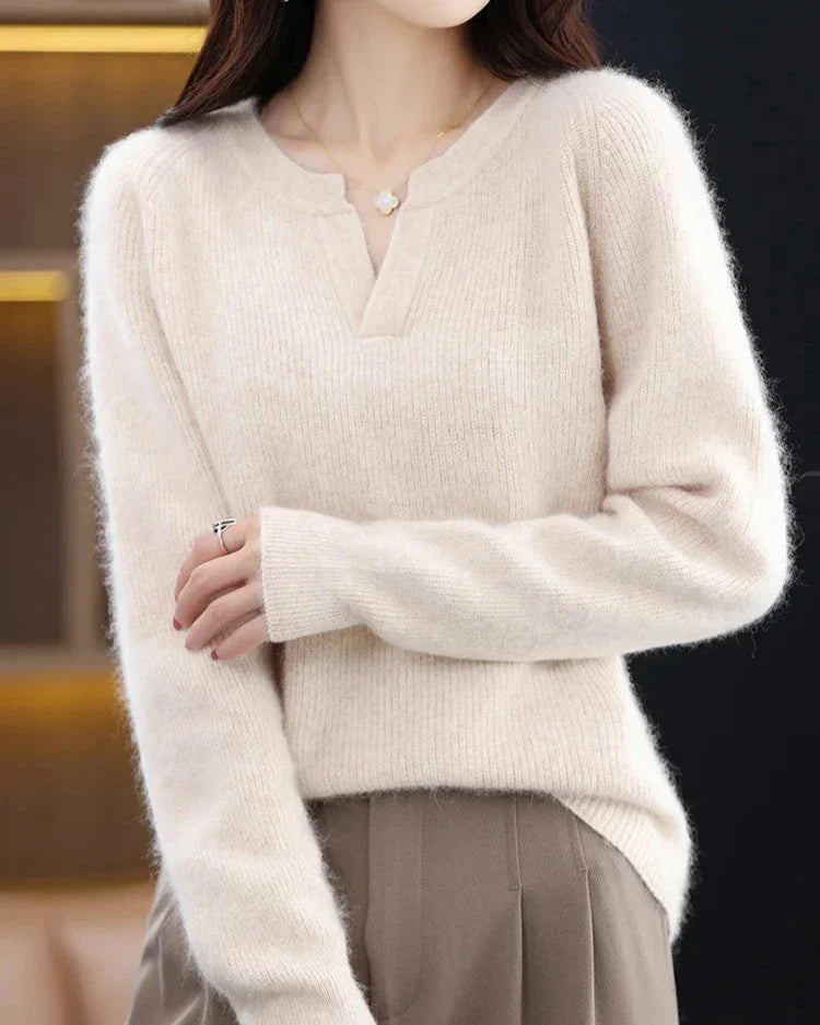 | Brushed Wool Pullover