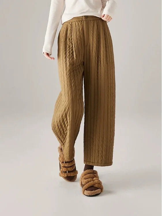 | Cotton Wide-Leg Pants