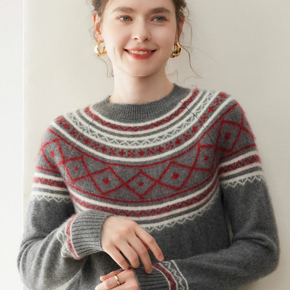 | Alpine Jacquard Cashmere Knit