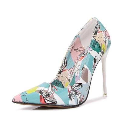 11cm High Heel Sweet Style Pointy Toe Stilettos Shoes for Women