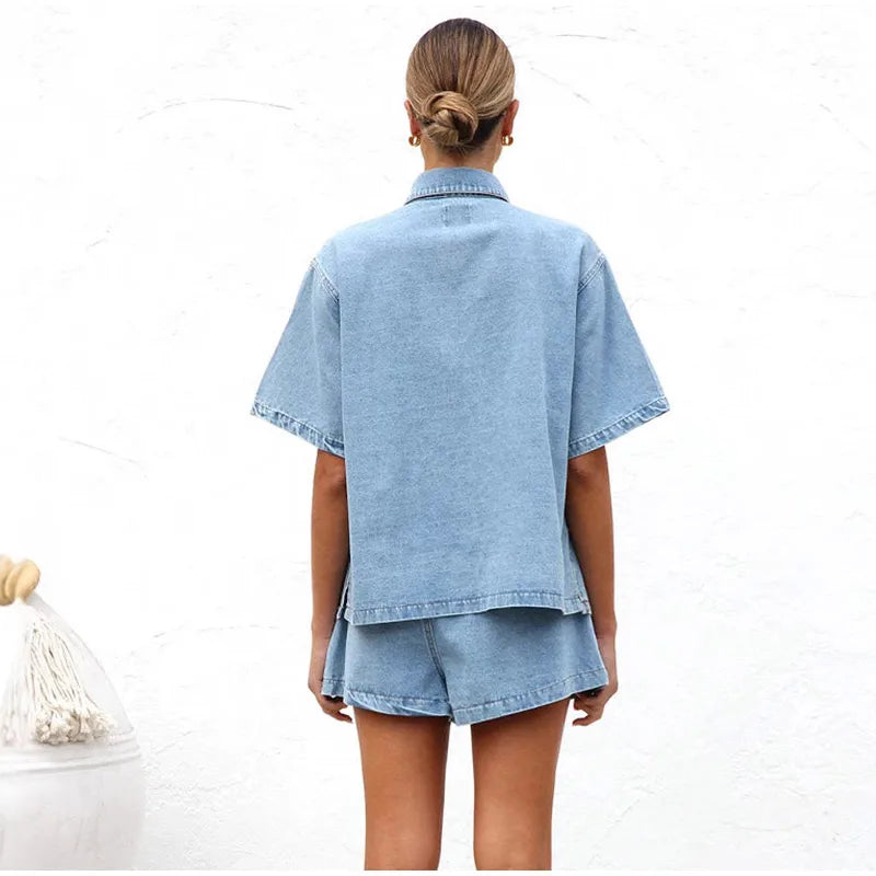 | Denim 2-Piece Set