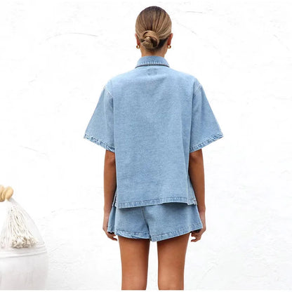 | Denim 2-Piece Set