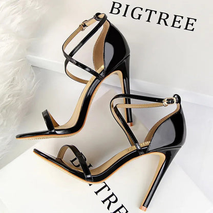 Sparkle Sequins Stiletto Heels Women Pumps - 10 cm Sexy High Heels
