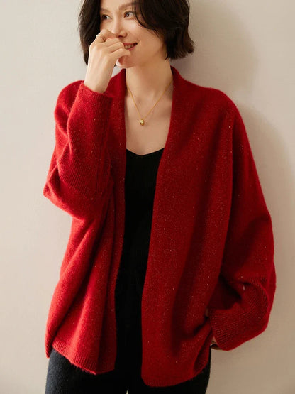 | Cashmere Shawl Sweater