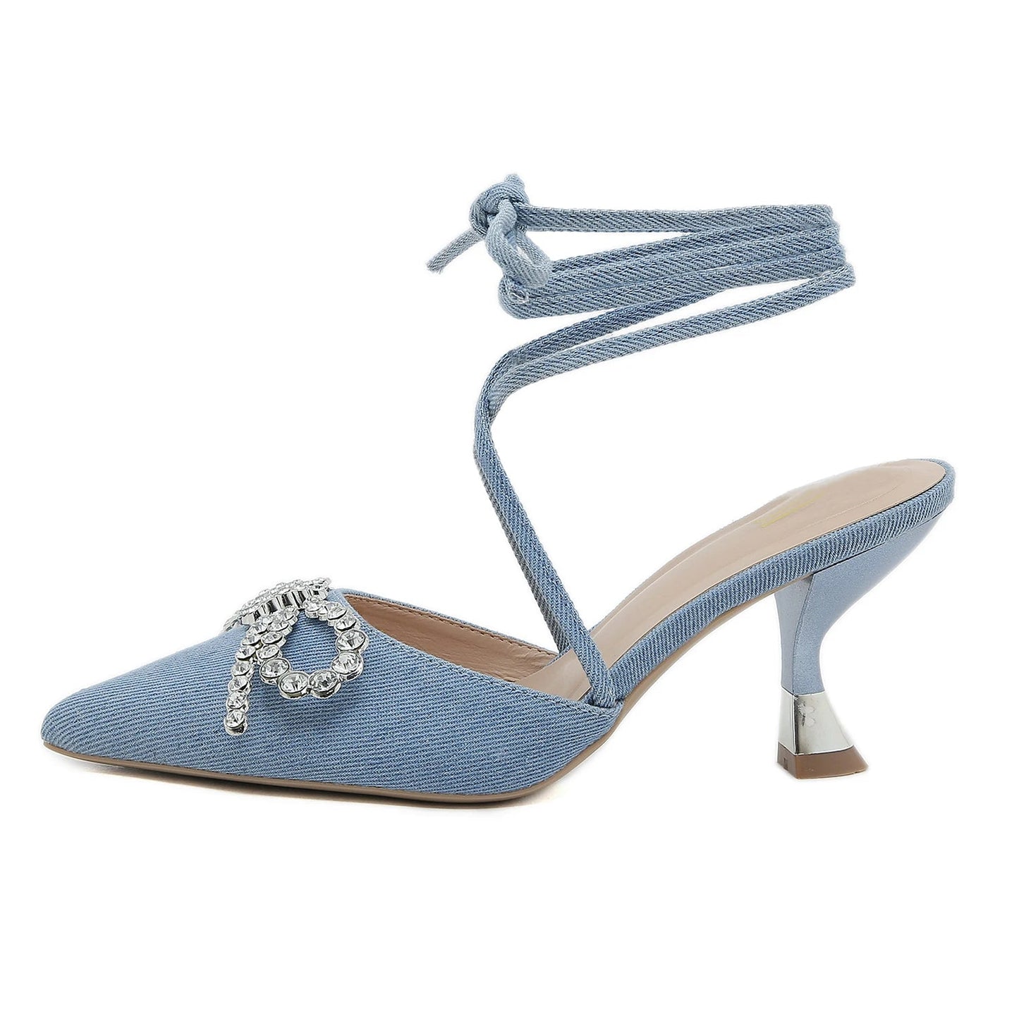 Autumn pointed shallow fashion women's cross strap sandals