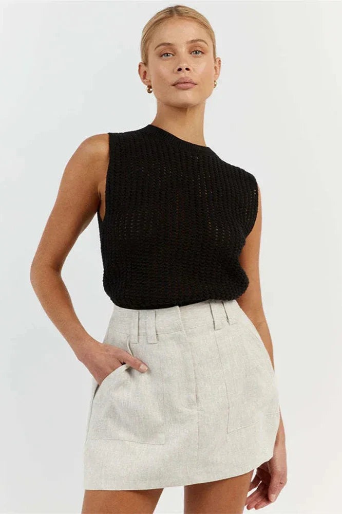 | Hollow Knit Tank