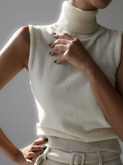 | High-Neck Vest