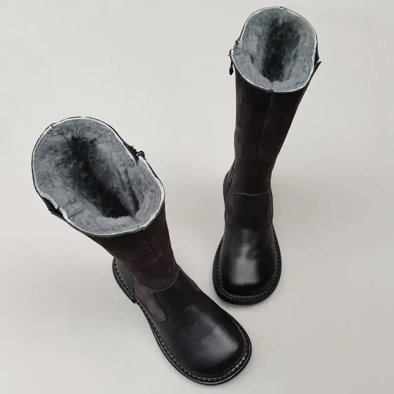 | Shearling Riding Boots