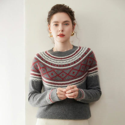 | Alpine Jacquard Cashmere Knit