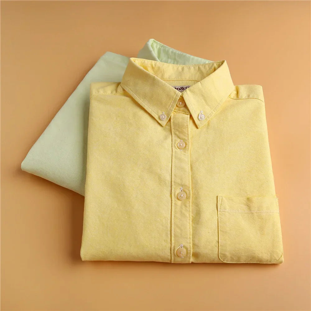 | Oxford Blouses in Pastel