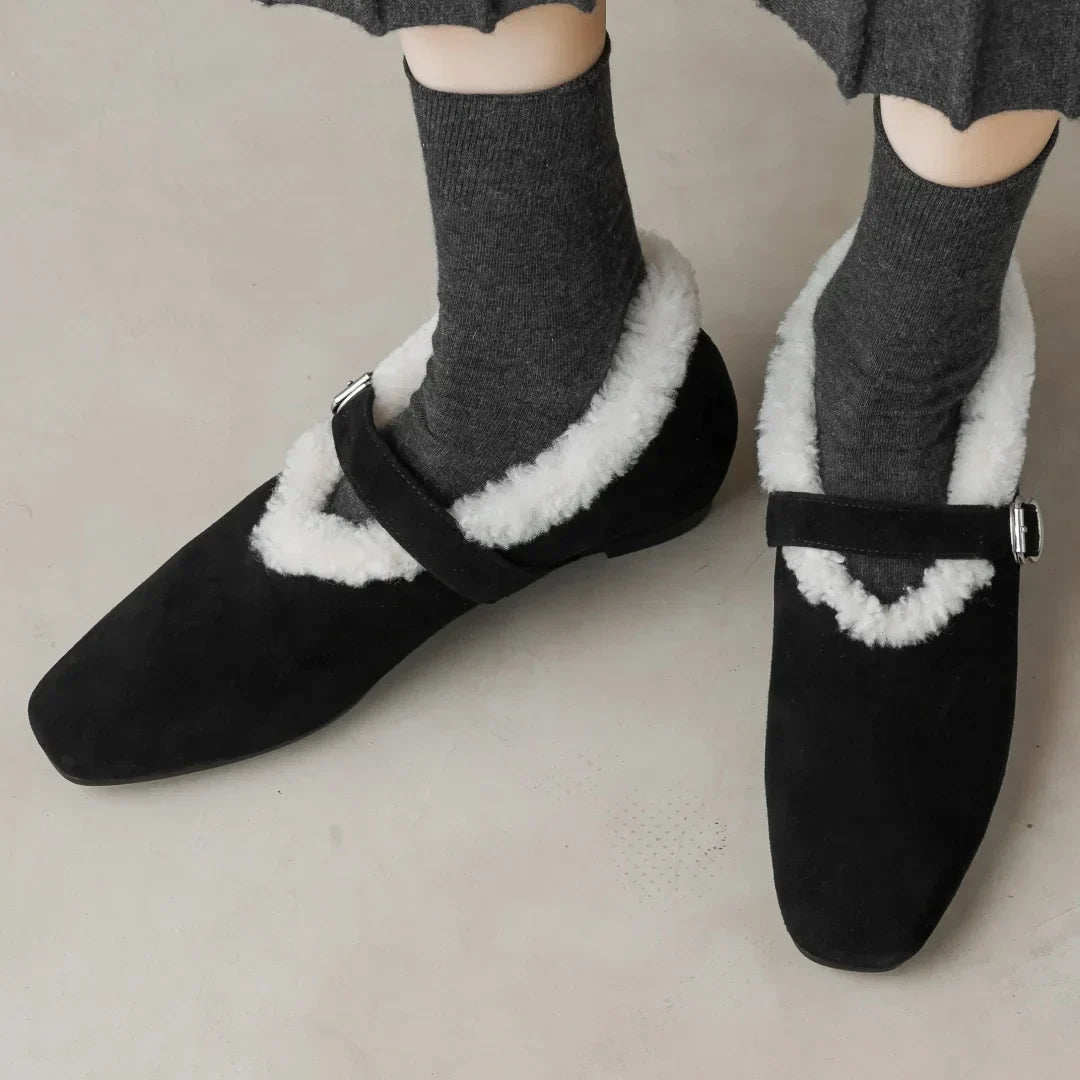 | Shearling Mary Jane