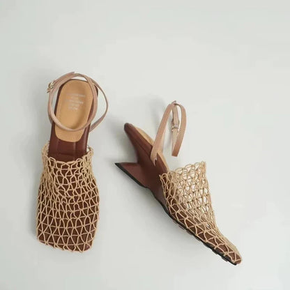 | Mesh Weave Heels